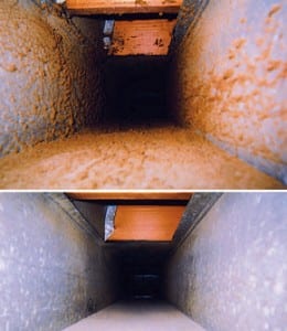 Air Duct Cleaning Before and After