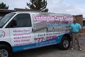 Cunningham Carpet Cleaning Van